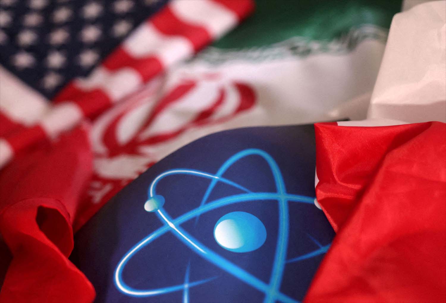 US and Iranian flags