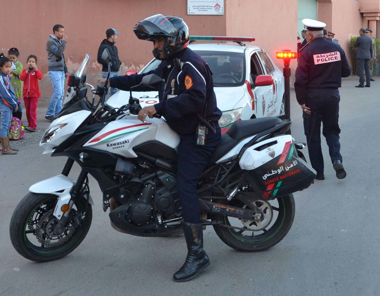 Moroccan police