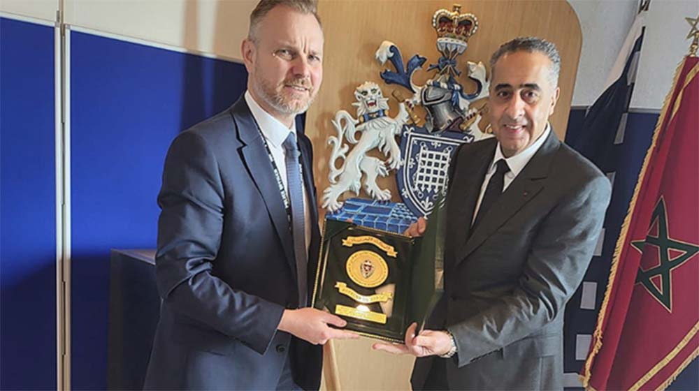 Hammouchi paid an official visit to the headquarters of London's New Scotland Yard police force