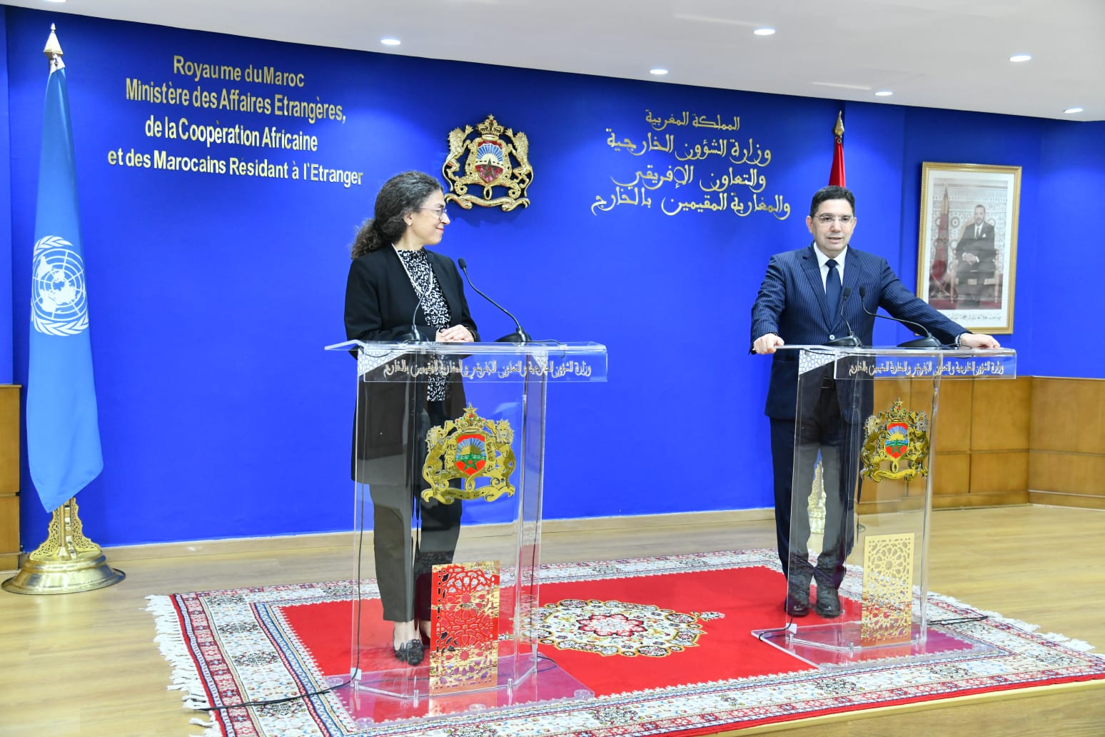 المغرب يشدد على أن تكون الأمم المتحدة متابعة للملف الليبي لمنع التدخلات الاجنبية