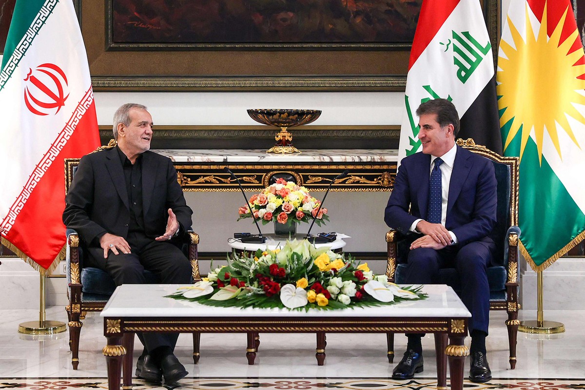 علاقات مع ايران وصفها رئيس اقليم كردستان بالتاريخية