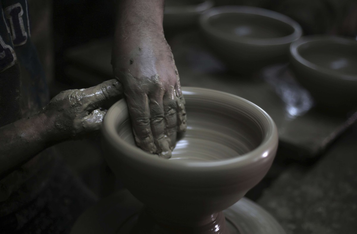 أواني فخارية 