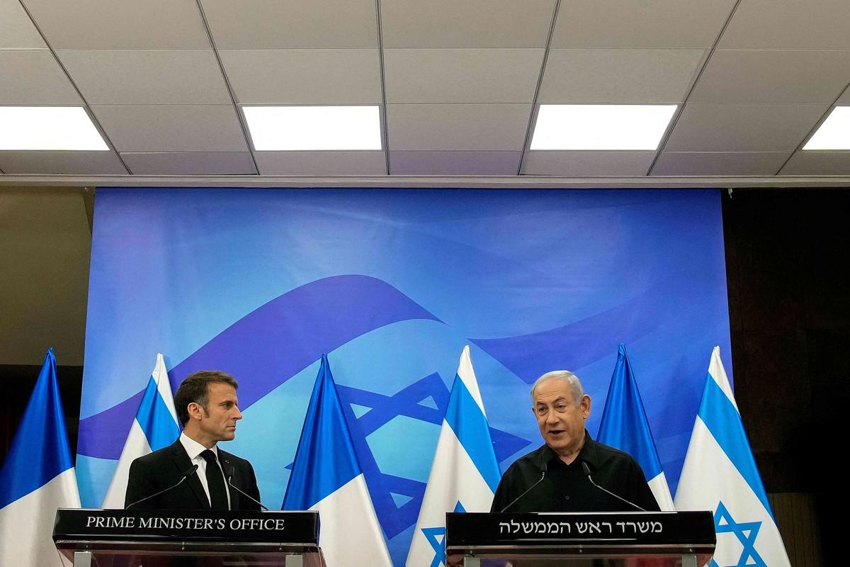 نتنياهو اعتبر قرار ماكرون بأنه مكافأة للارهاب