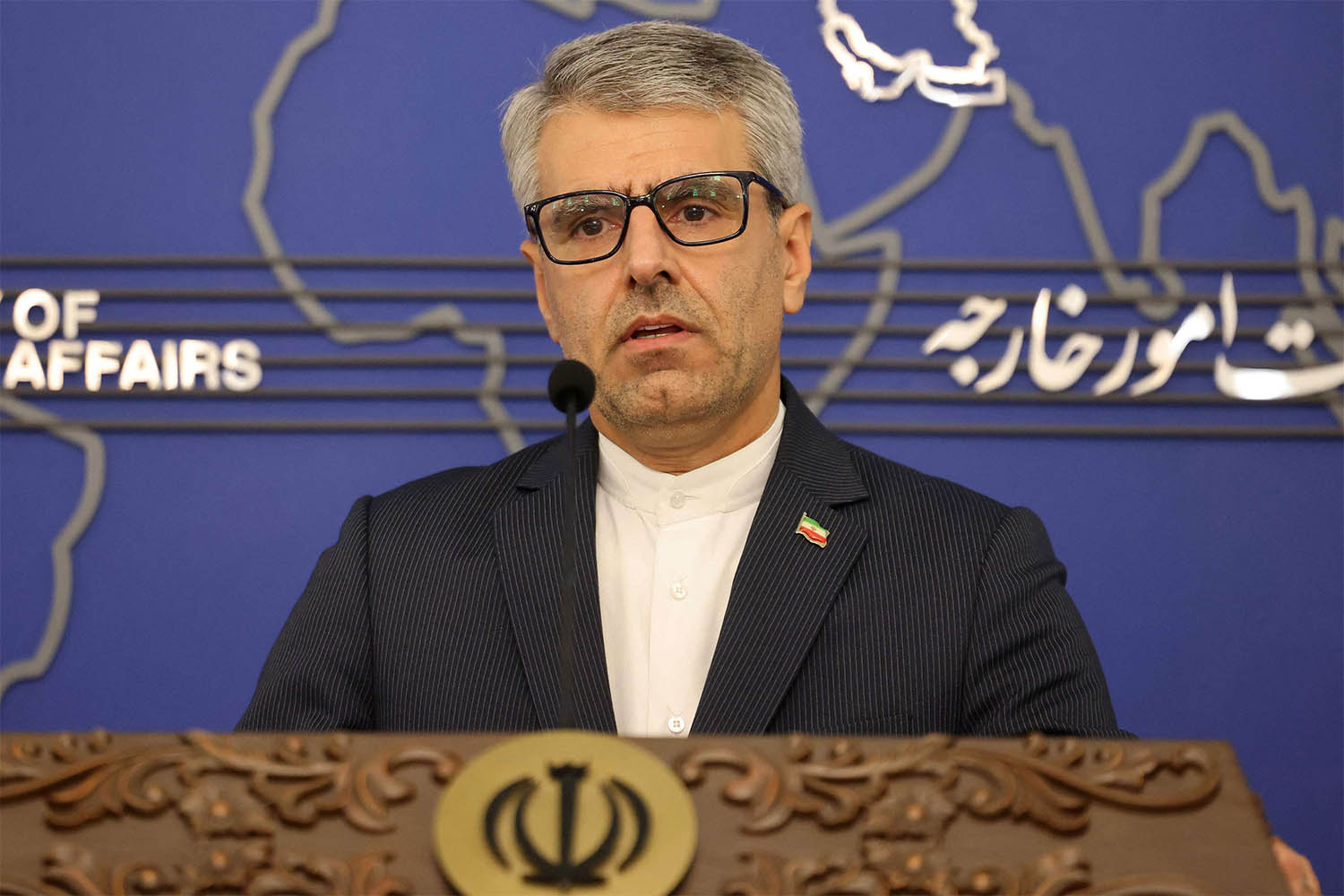 Iranian foreign ministry spokesperson Esmaeil Baghaei