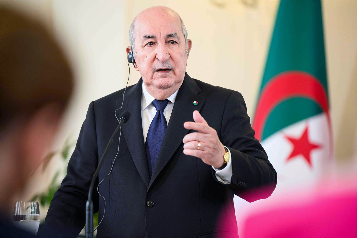 Algerian President Abdelmadjid Tebboune