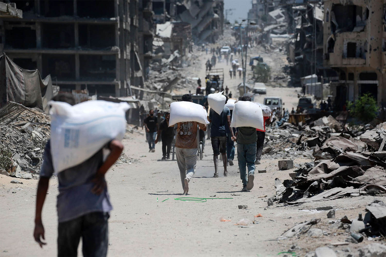 A perilous journey to get a bag of flour