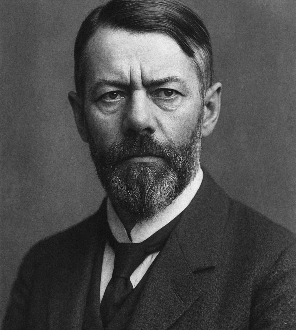 عَالِمُ الاجتماعِ الألمانيُّ ماكس فيبر 