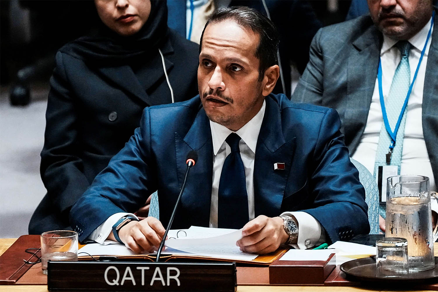 Qatar's PM Sheikh Mohammed bin Abdulrahman bin Jassim Al-Thani 