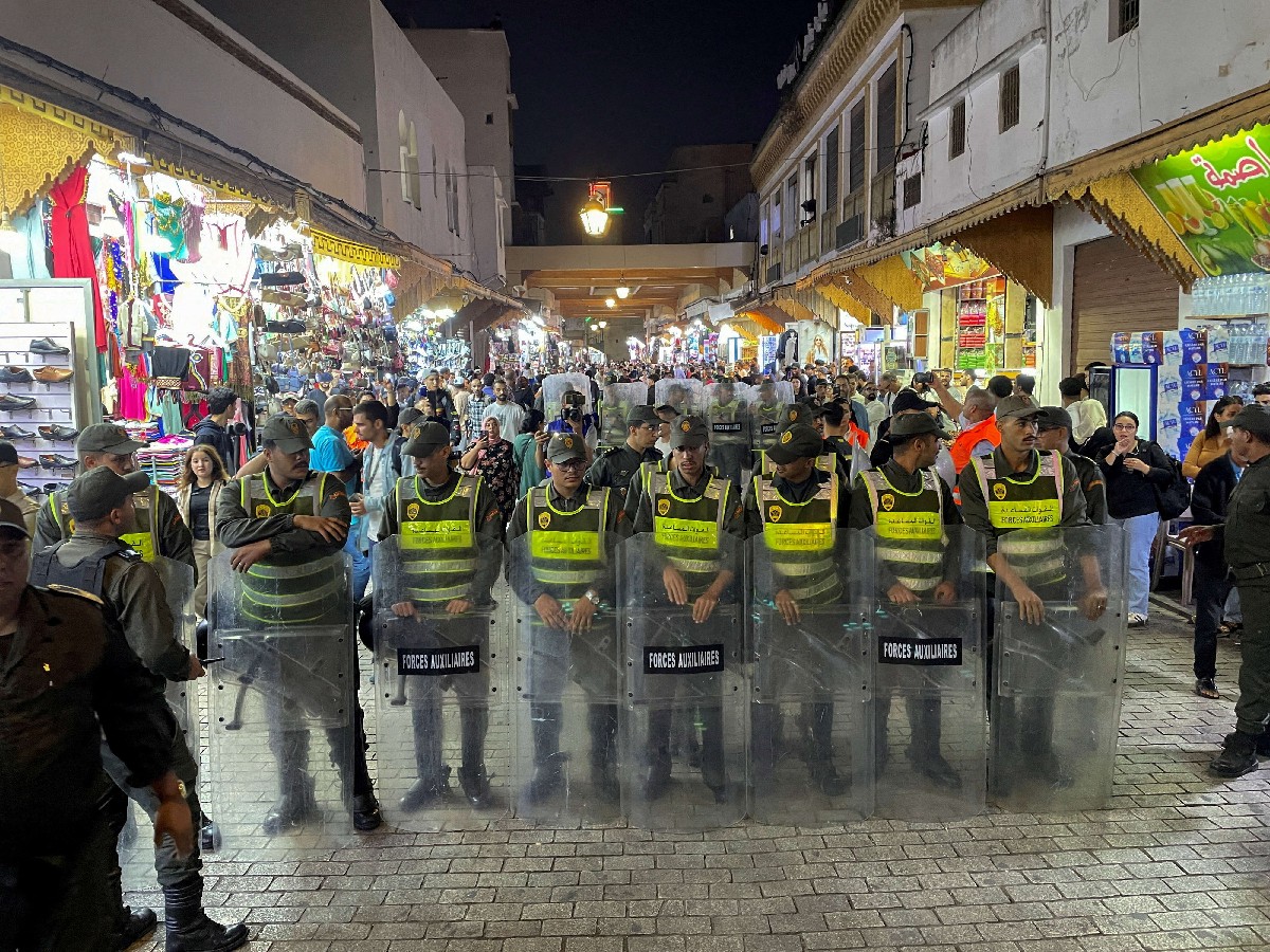 الأمن المغربي يطبق القانون على مرتكبي أعمال العنف 