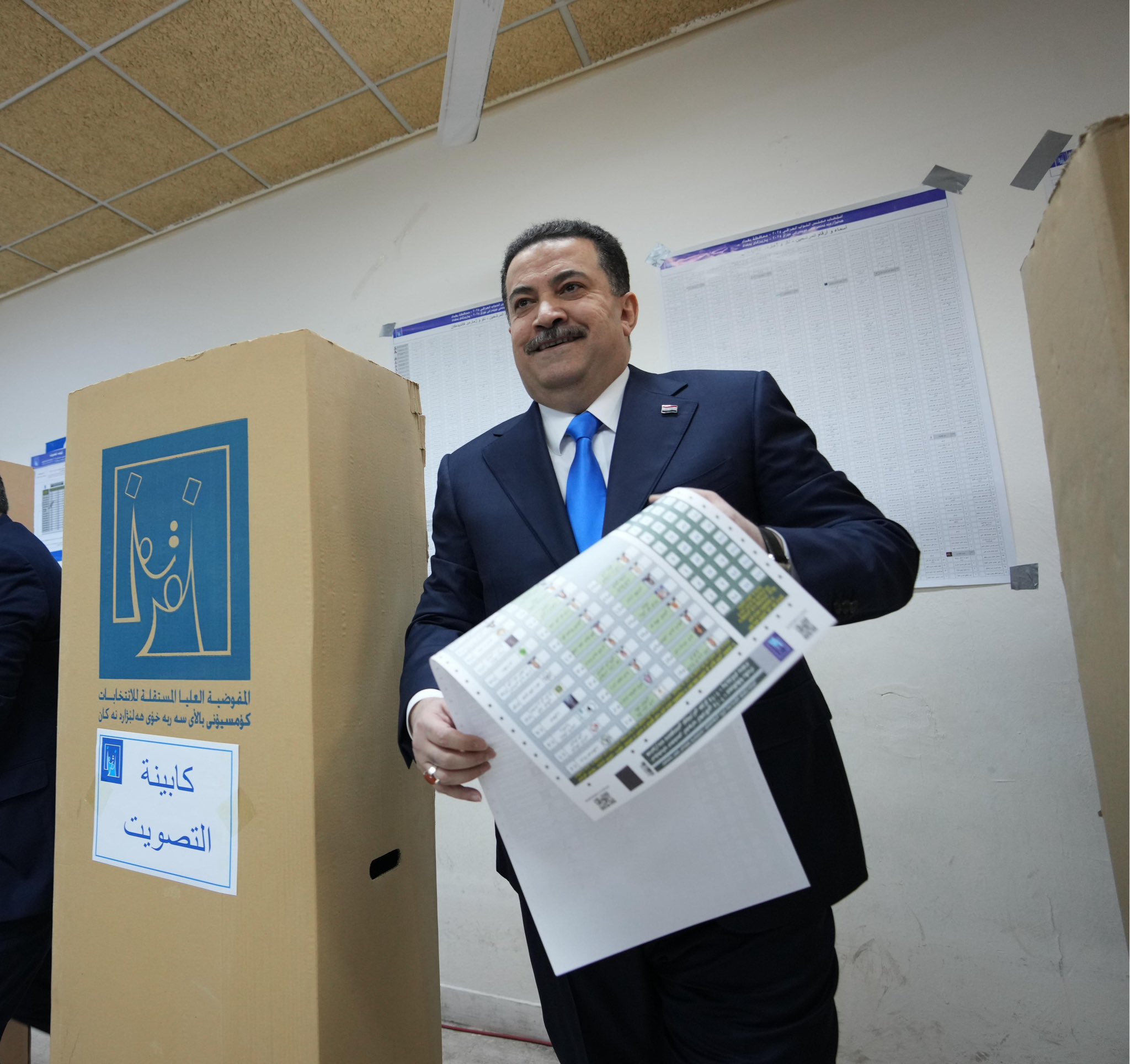 توقعات يفوز الائتلاف الذي ينتمي إليه رئيس الوزراء بأكبر عدد من المقاعد
