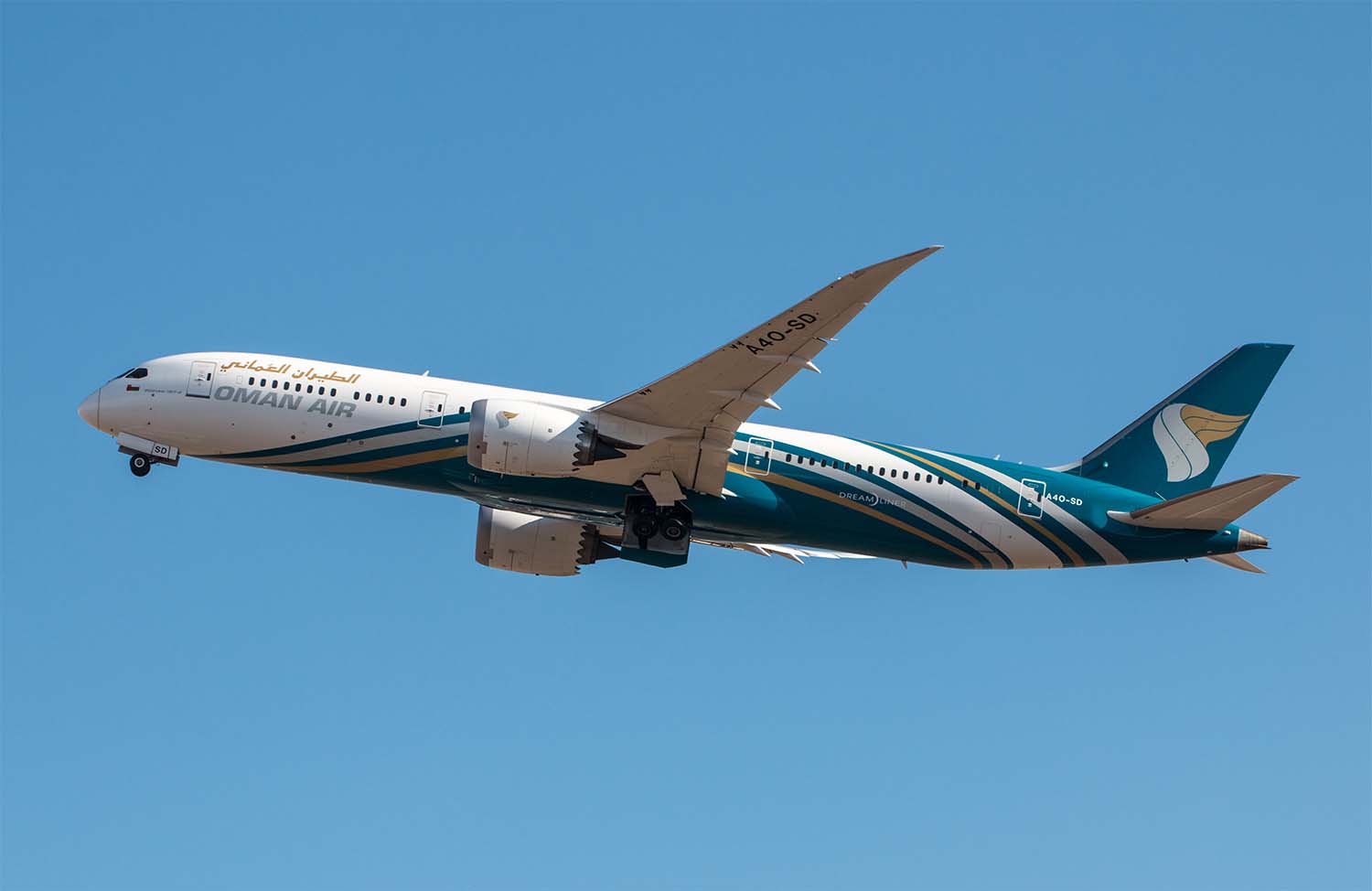 Oman Air plane