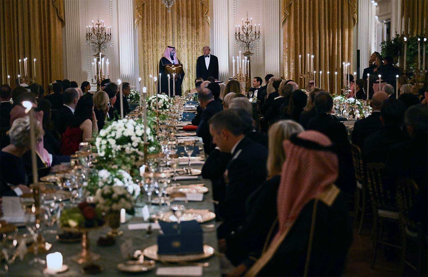 Prince bin Salman says his country promises to boost US investment to $1 trillion