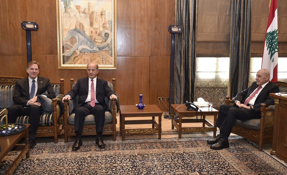 عيسى ينقل لبري رسائل أميركية واضحة وحاسمة حول سلاح حزب الله