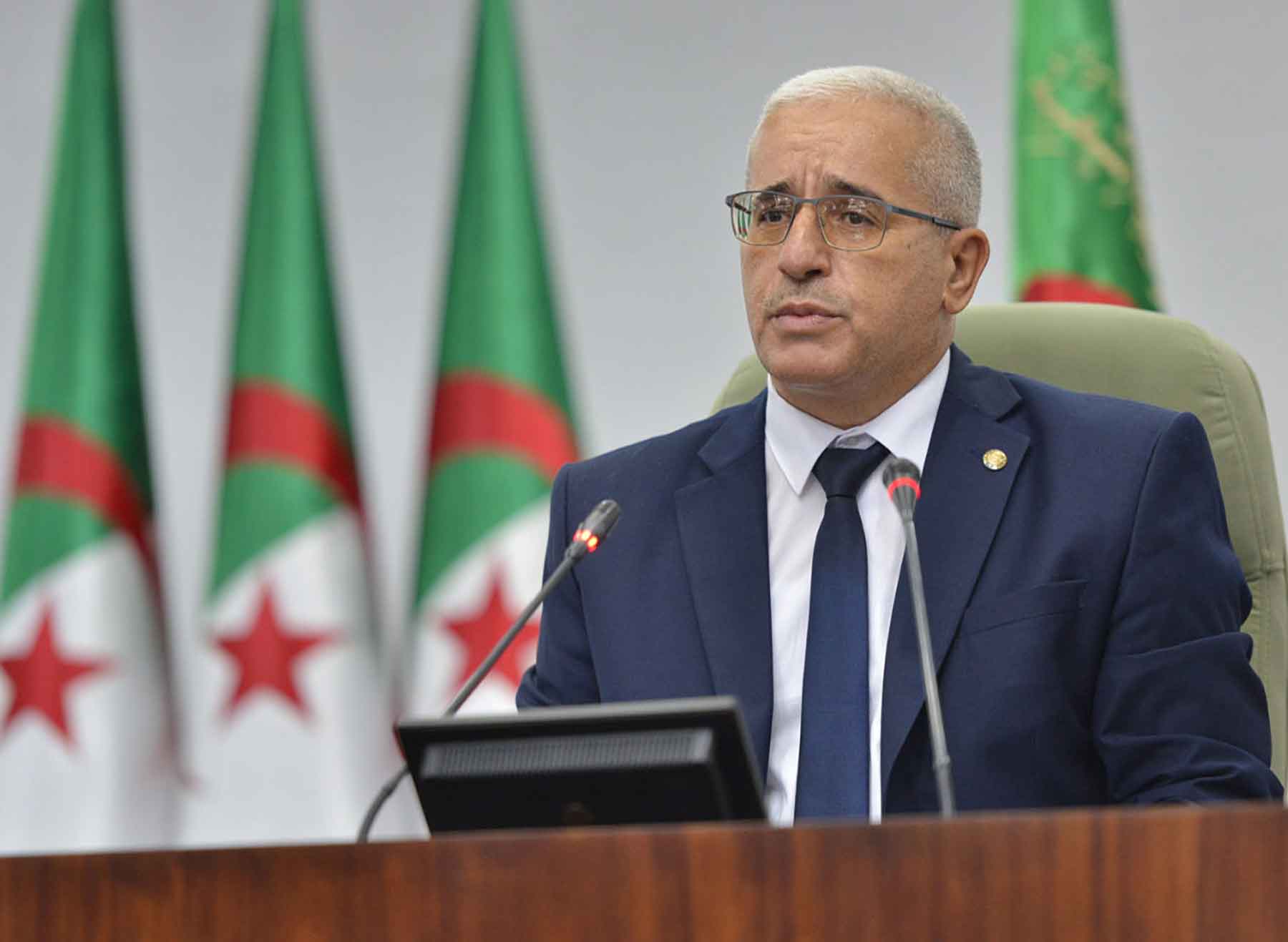 Speaker of the National People's Assembly of Algeria Ibrahim Boughali.
