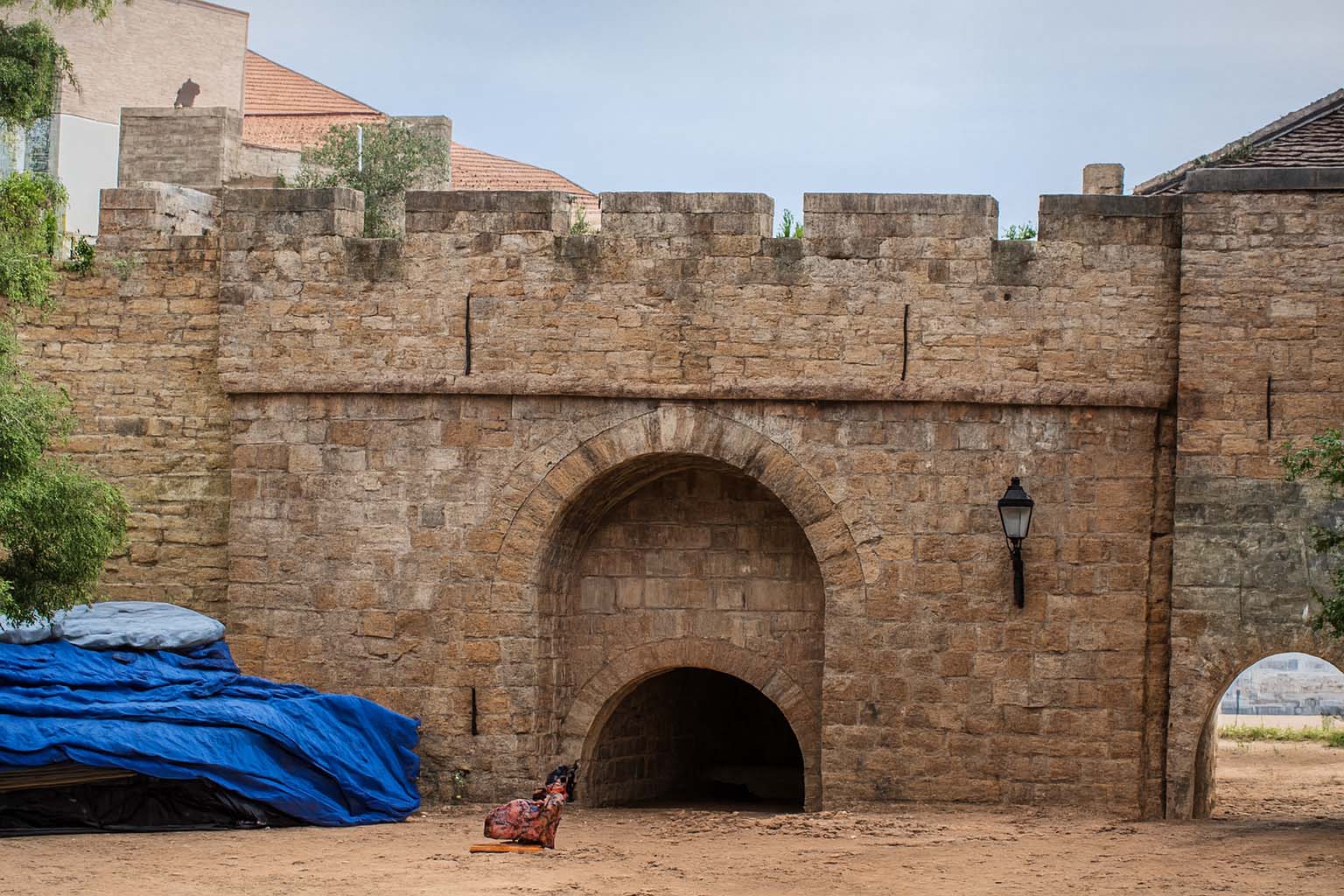 The ancient medina inundated