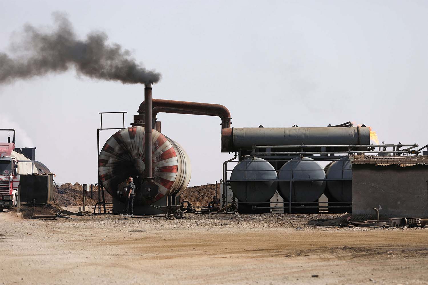 Syria today produces just a fraction of the electricity it needs