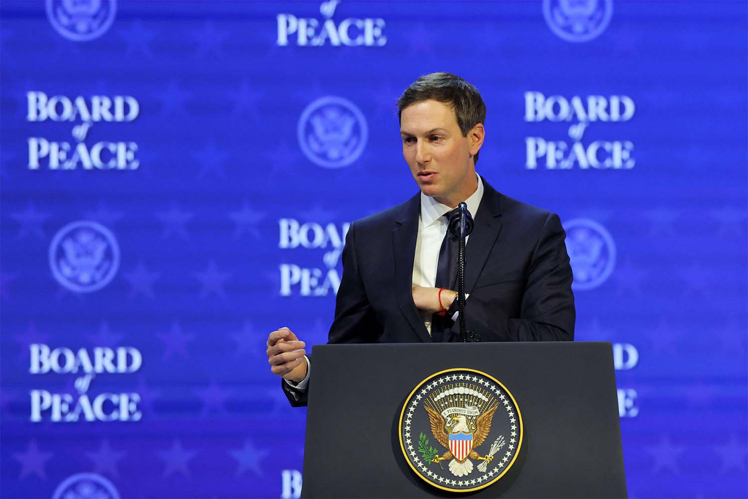 Kushner presented the proposal as part of the launch of Trump's "Board of Peace"