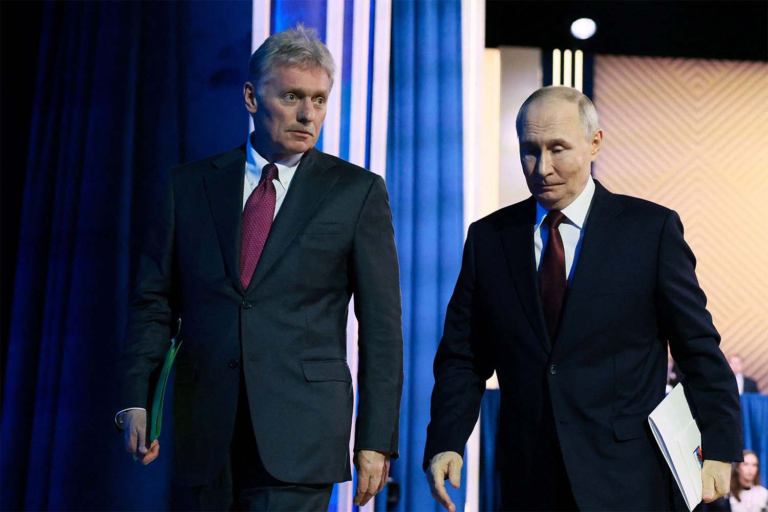 Peskov with Putin