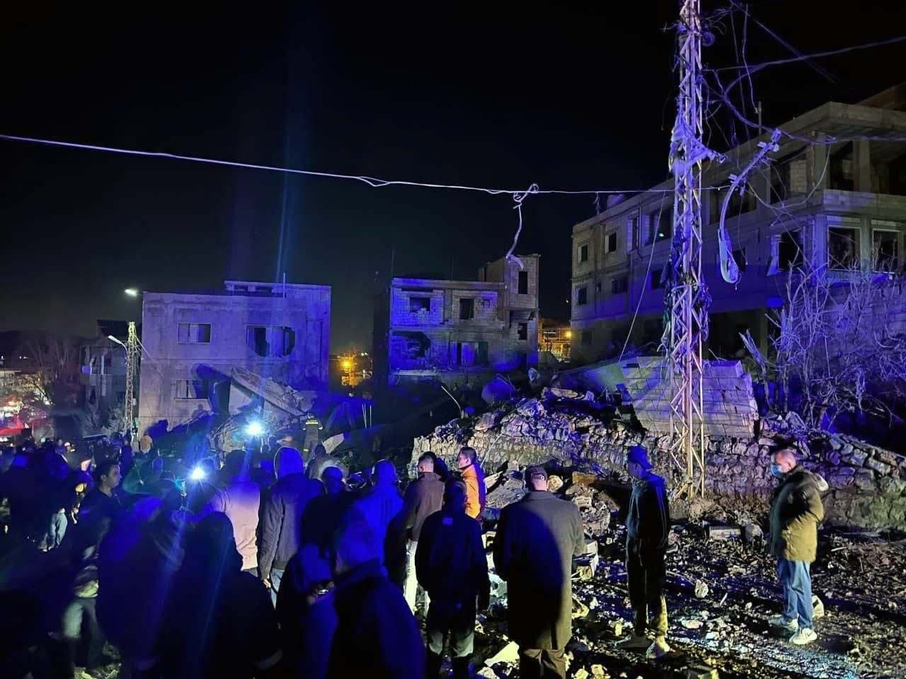 The strikes target the villages of Hammara and Ain el-Tineh in eastern Lebanon's Bekaa Valley and Kfar Hatta and Aanan in the south