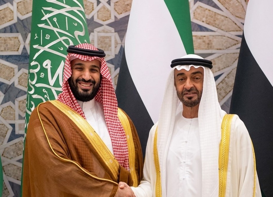الشيخ محمد بن زايد والأمير محمد بن سلمان