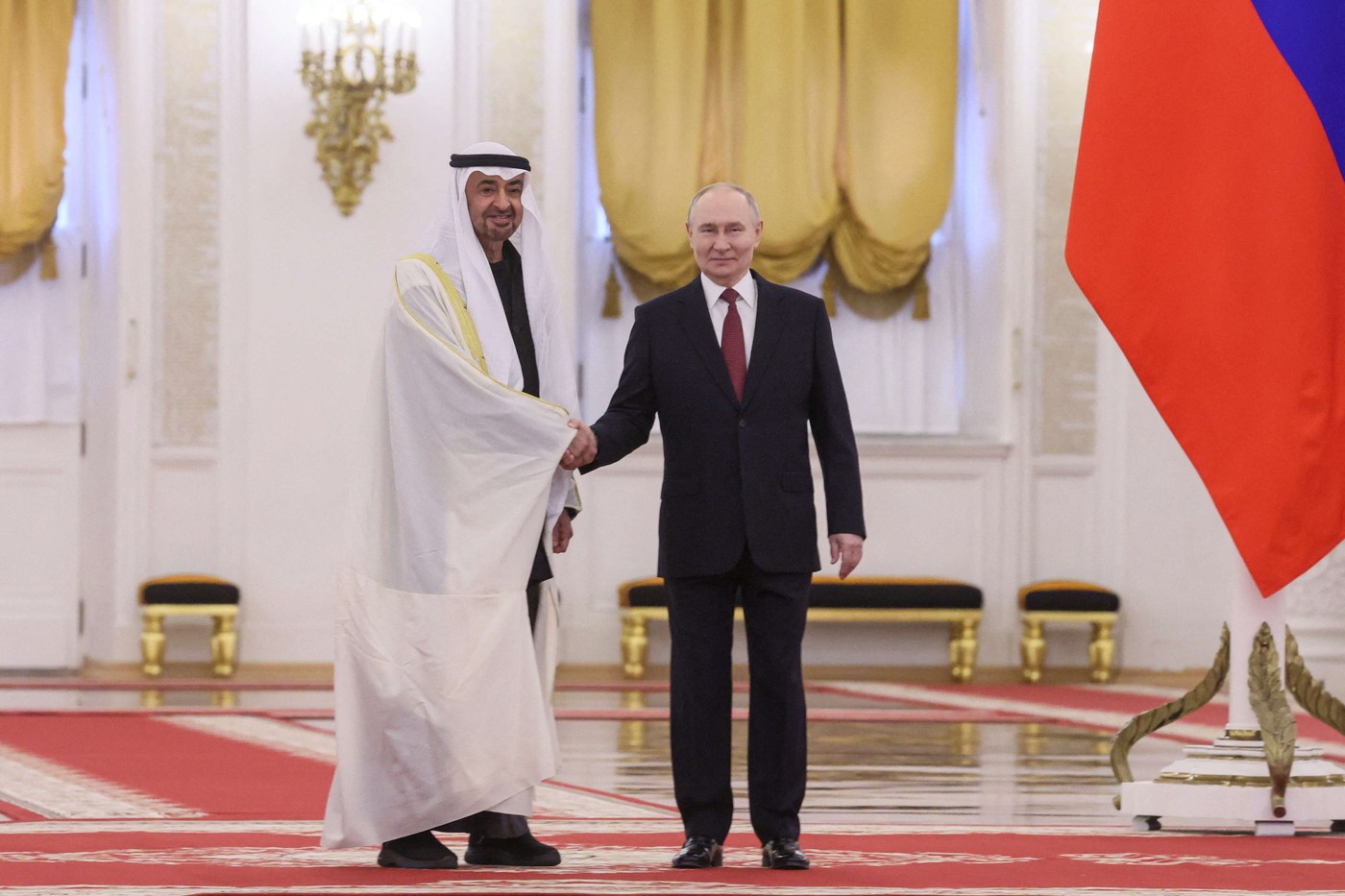 بوتين ومحمد بن زايد