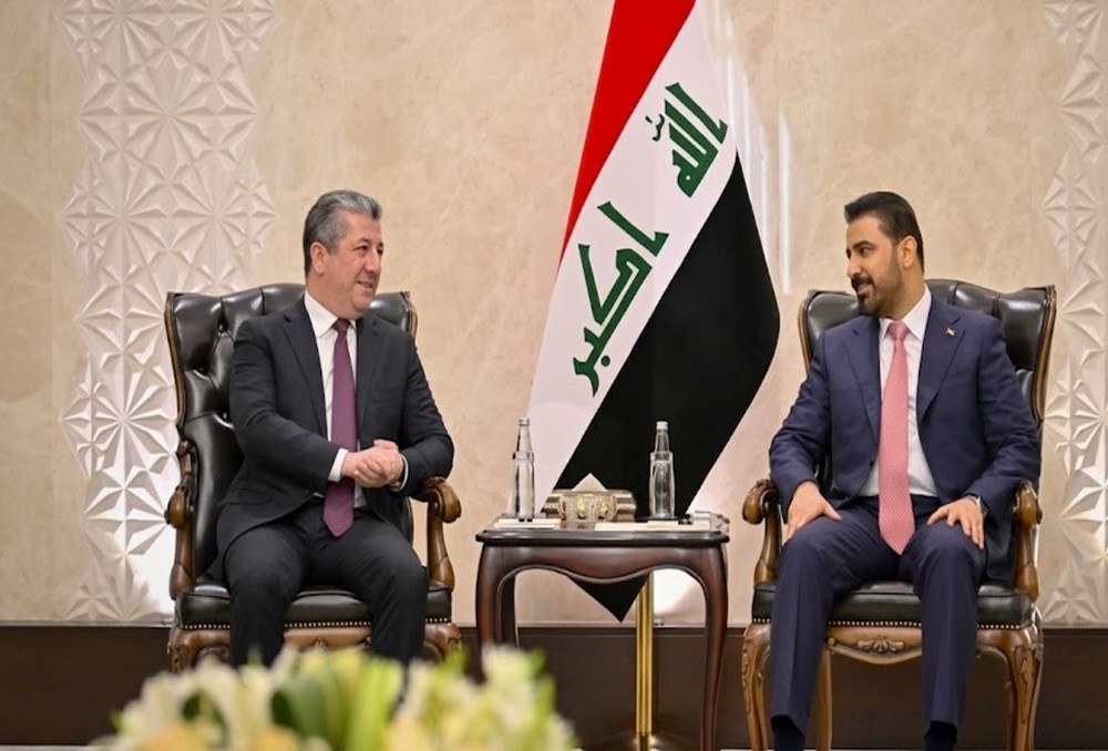 علي الزيدي ومسرور بارزاني 