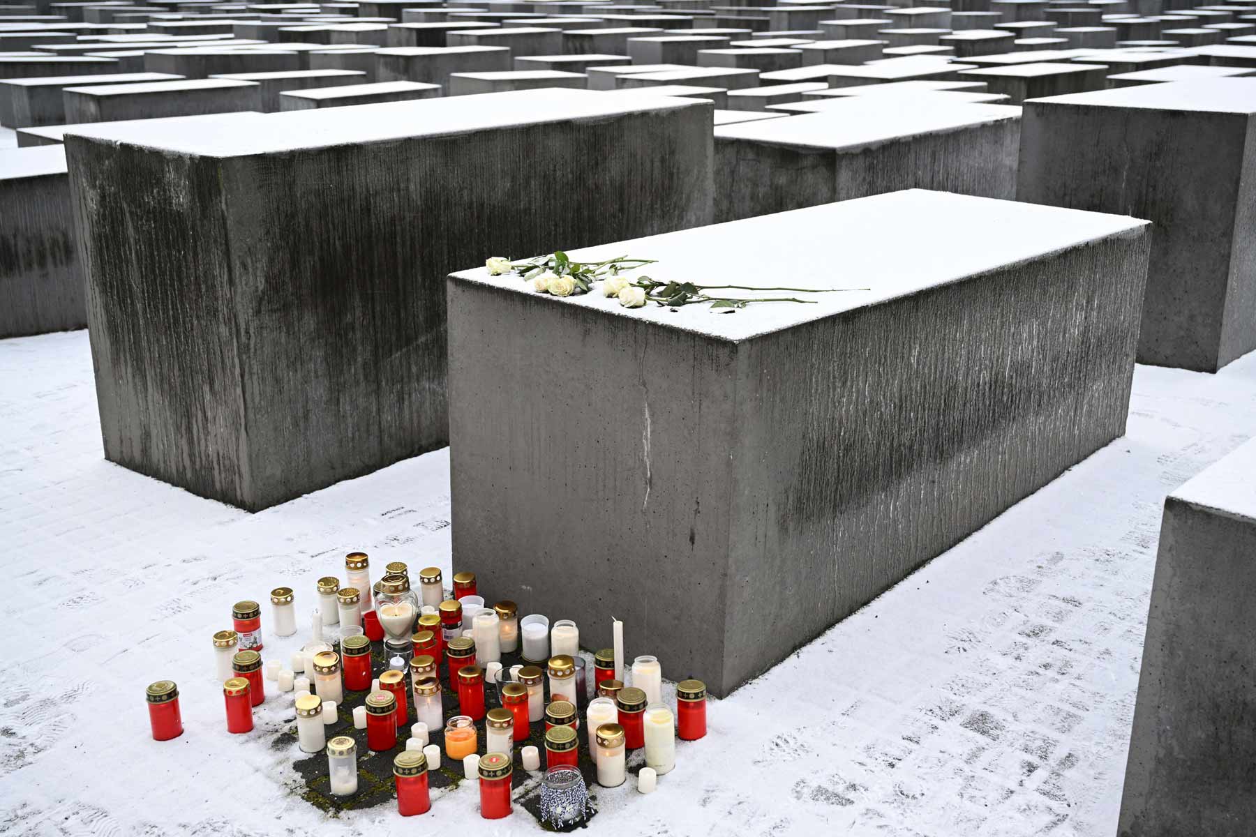 A maze of concrete slabs in the heart of the German capital
