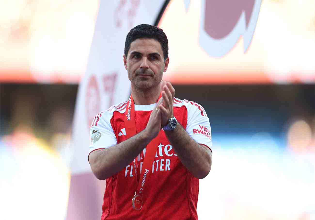 Arteta delivered the club's first Premier League title in 22 years