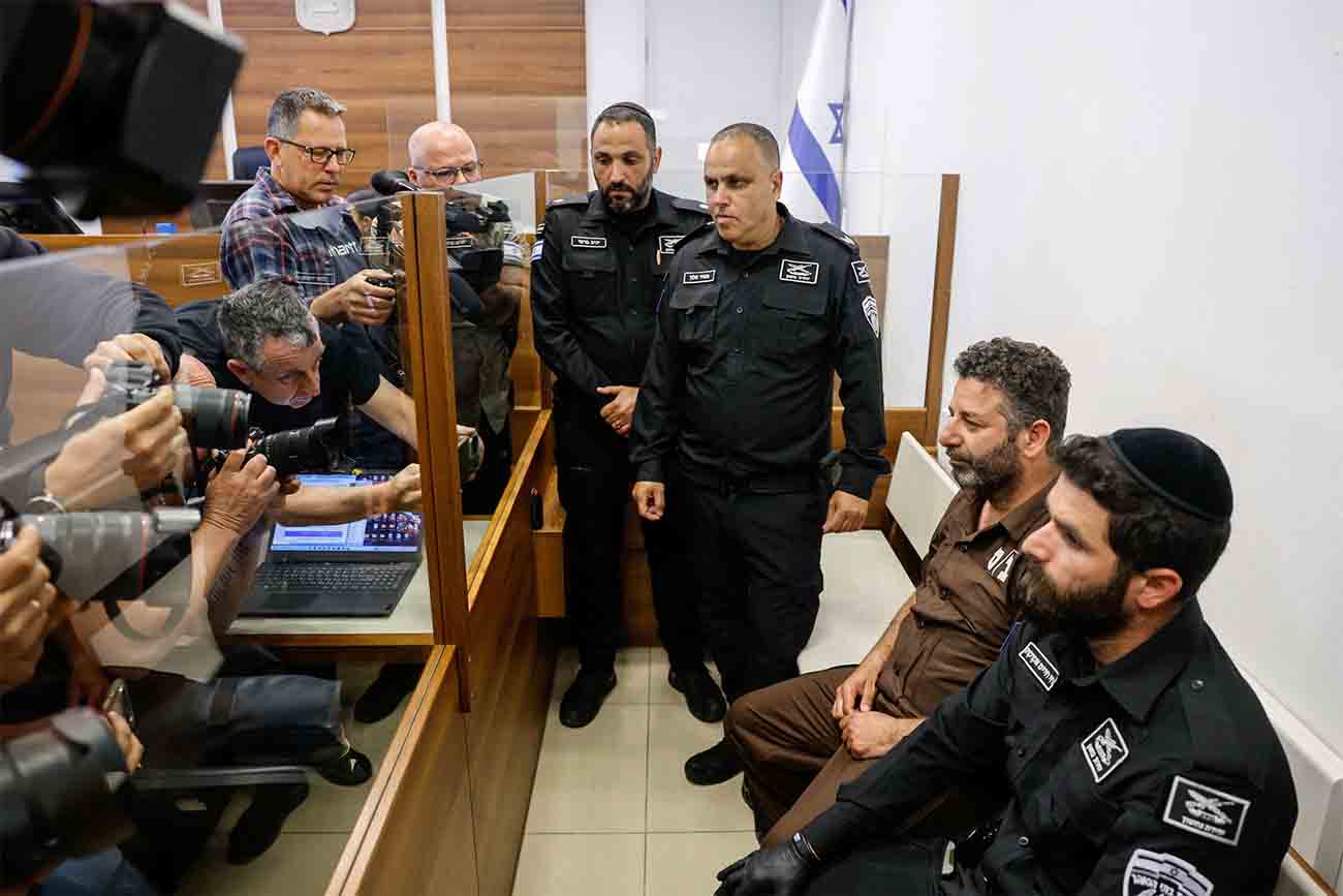 The two activists were detained by Israeli forces in international waters near Greece