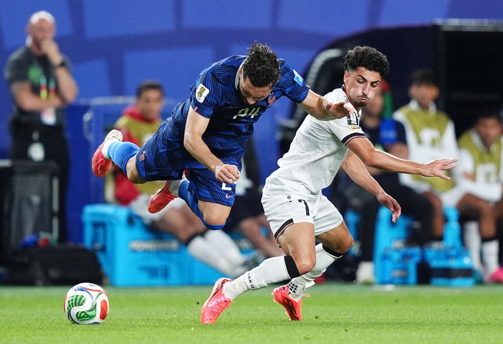 المنتخب العراقي والمنتخب الفرنسي