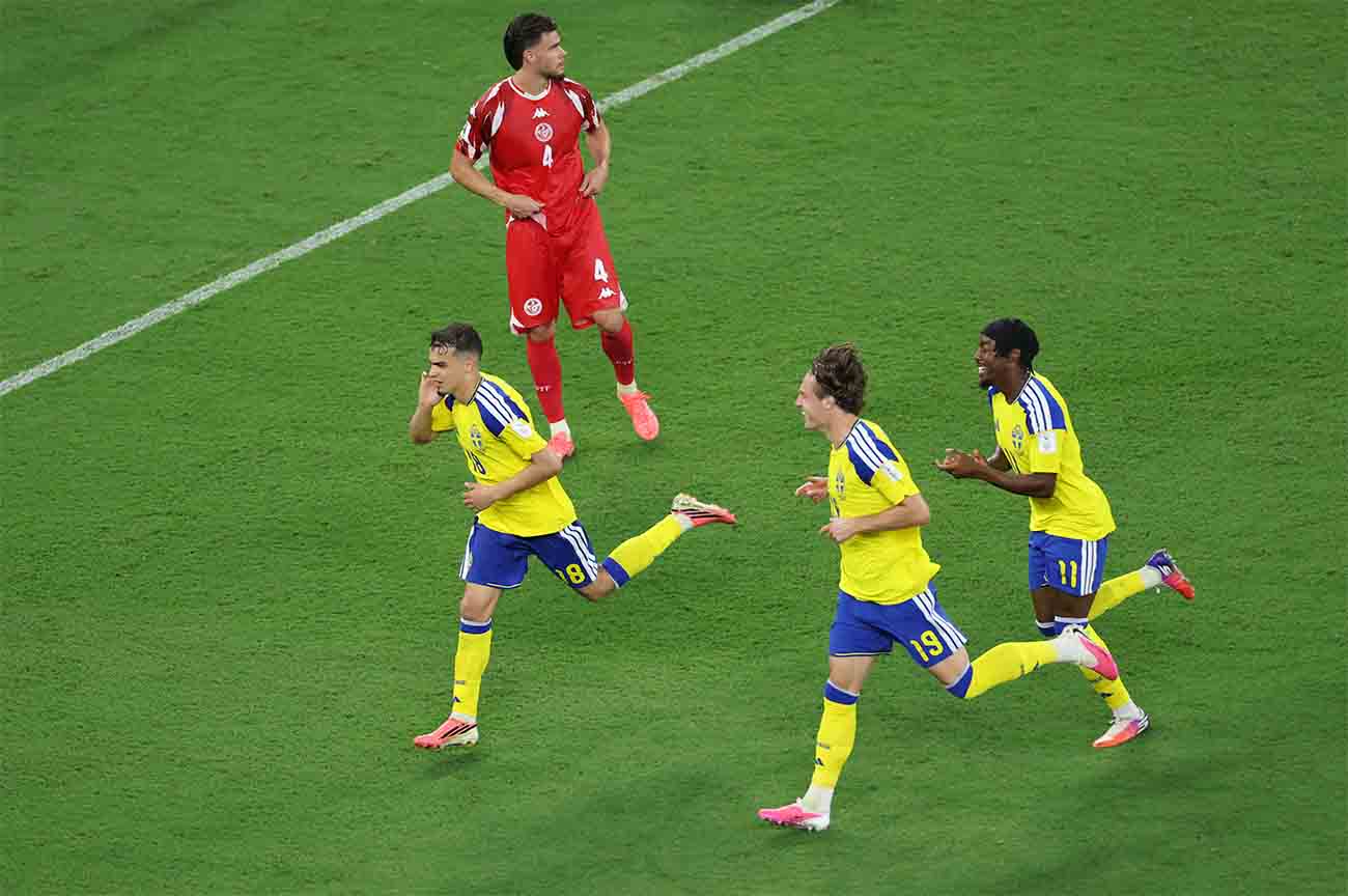 Sweden’s coach praised the forward partnership