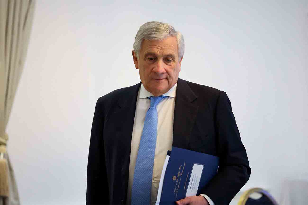 Italy's Foreign Minister Antonio Tajani 