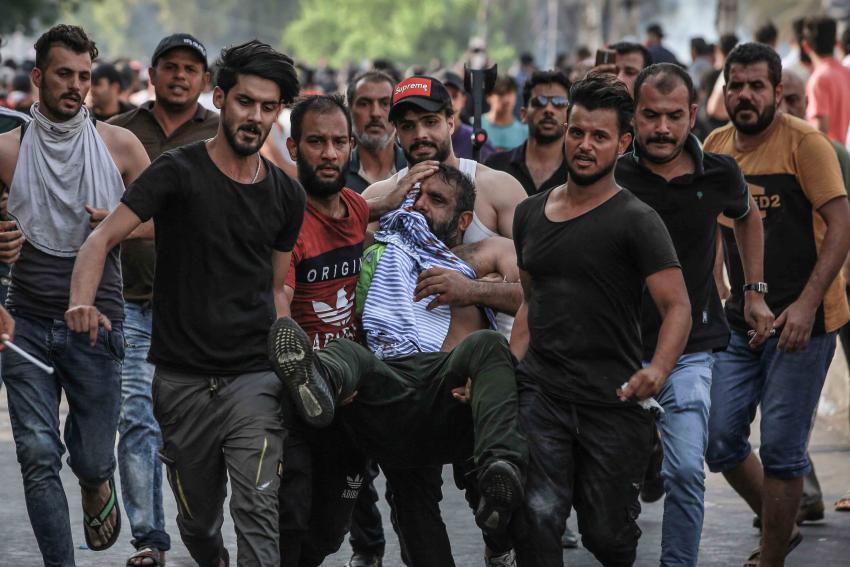 أكثر من 100 متظاهر عراقي قتلوا في الاجتجاجات