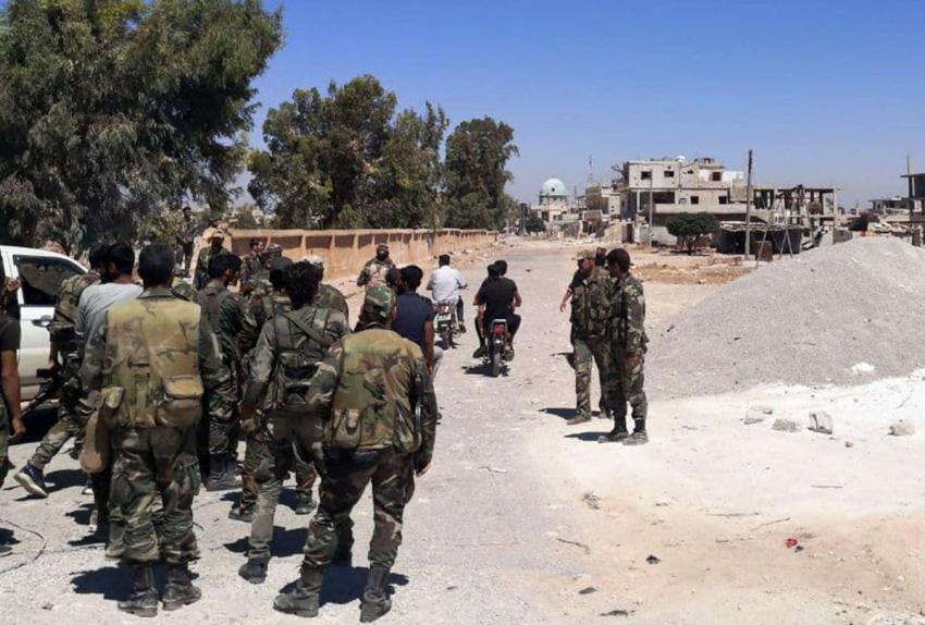 الجيش السوري تعرض لهجمات مكثفة في الاونة الاخيرة