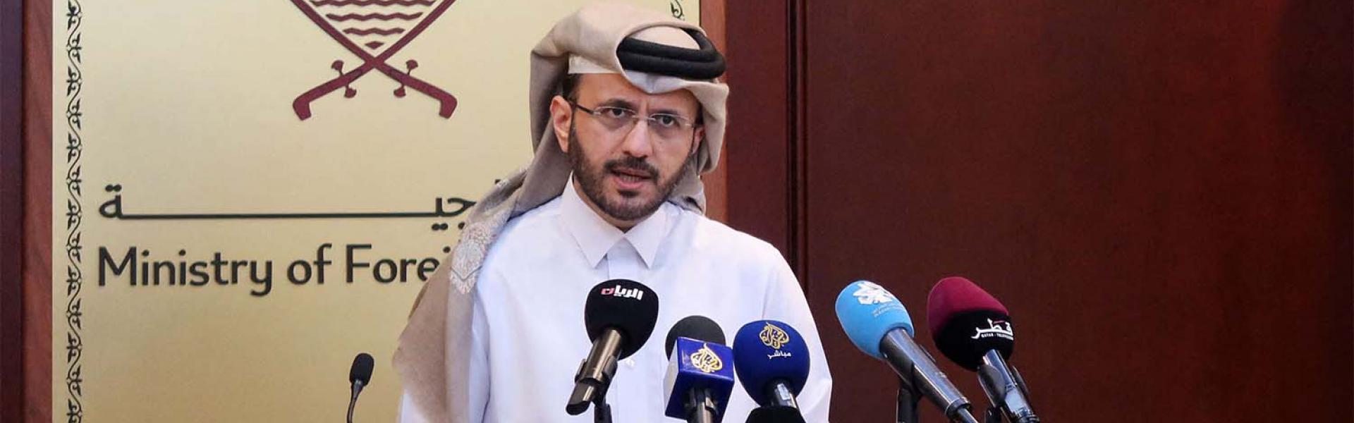 Qatar's foreign ministry spokesman Majed Al-Ansari