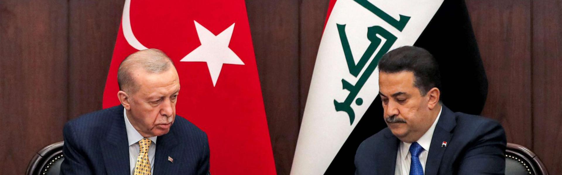 أردوغان يرفع المنافسة مع إيران على النفوذ في العراق 