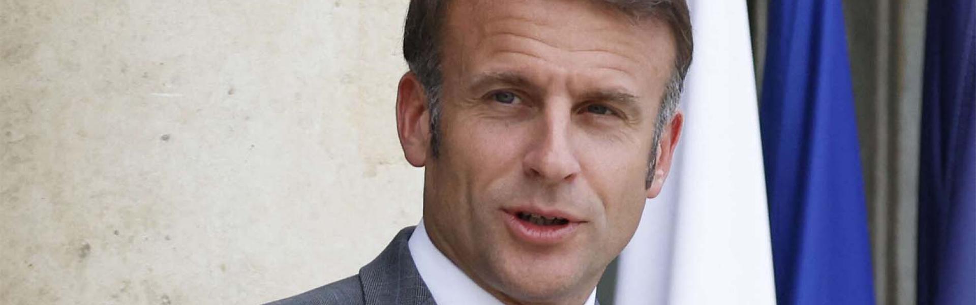 French President Emmanuel Macron 