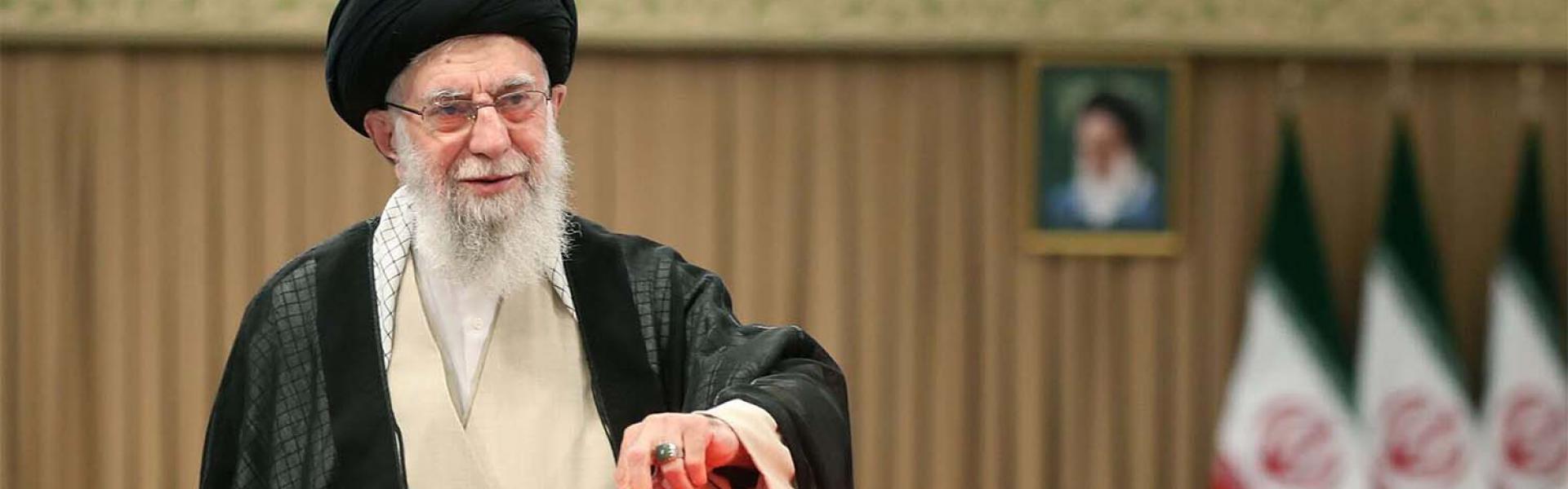 Khamenei has the last say in Iranian politics