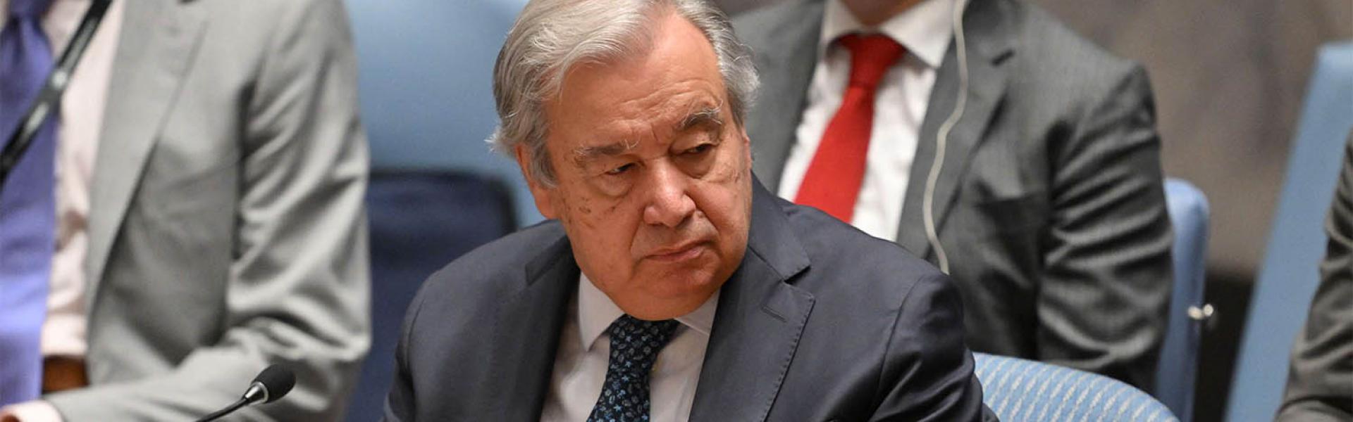 UN chief Antonio Guterres