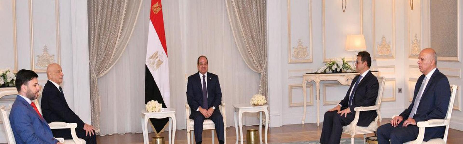 مصر تستعجل تسوية الأزمة الليبية 