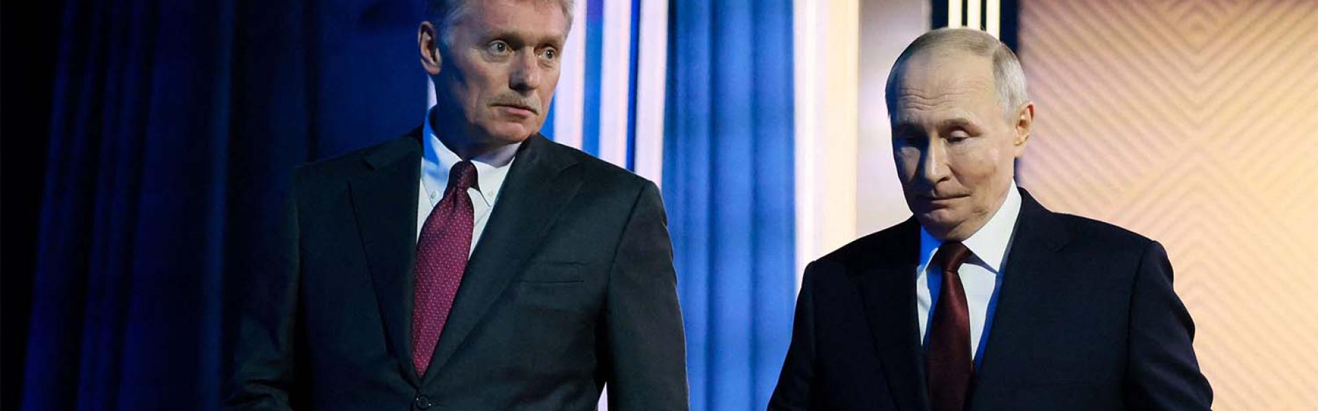 Peskov with Putin