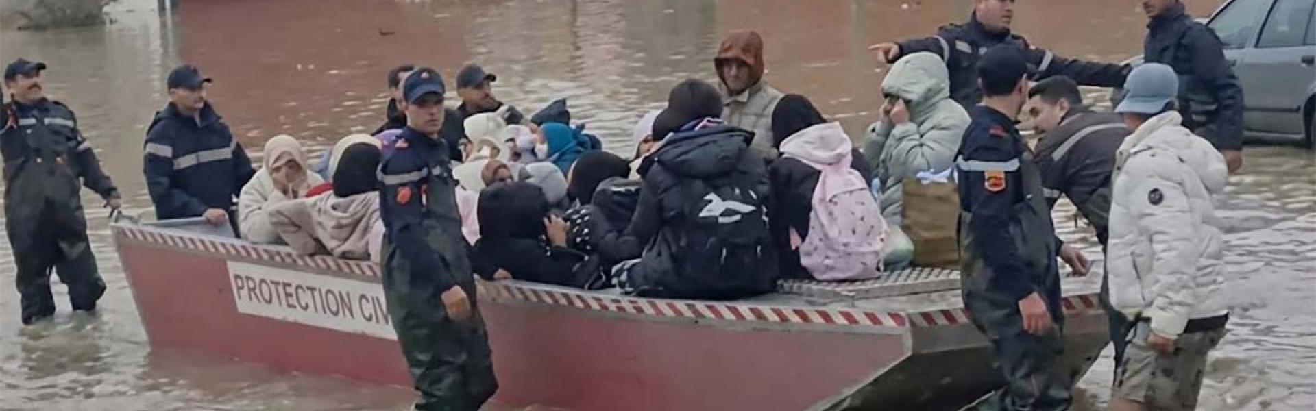 Ceaseless efforts from the civil protection to ensure the inhabitants' safety