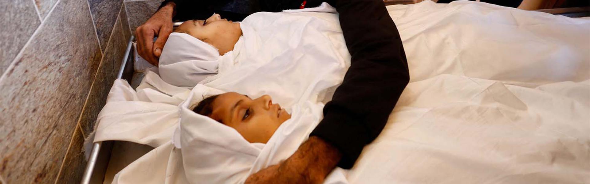 Palestinian children killed by Israeli strikes 