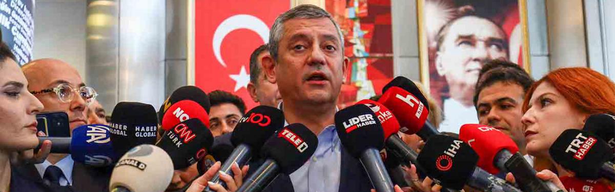 Ozgur Ozel, leader of the main opposition Republican Peoples Party