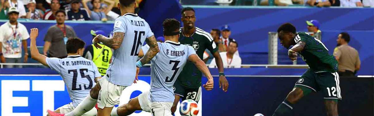 The Saudis were on top for much of the first half 