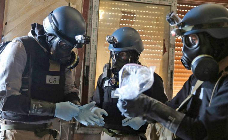 فريق أممي للمعاينة أسلحة كيمياوية في سوريا