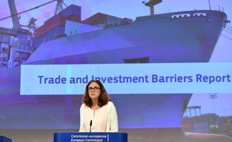 المفوضة الأوروبية للتجارة سيسيليا مالمستروم 