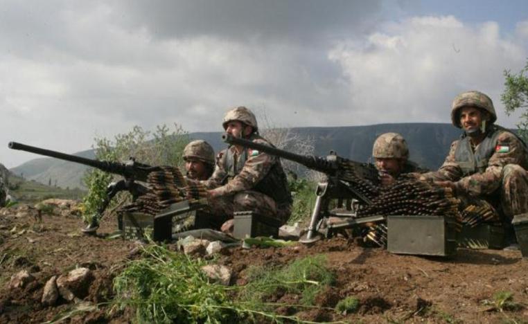 قوات من حرس الحدود الأردني