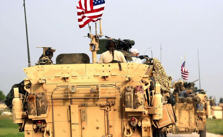 عربة عسكرية أميركية بسوريا