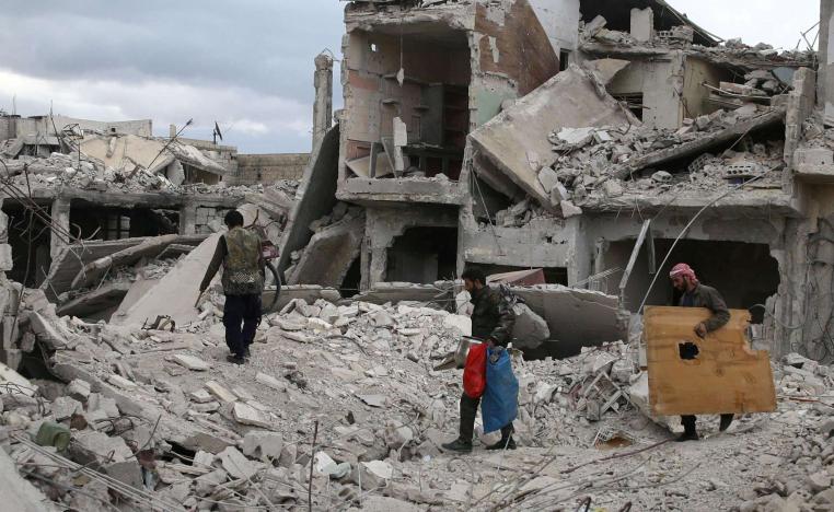 الدمار في الغوطة